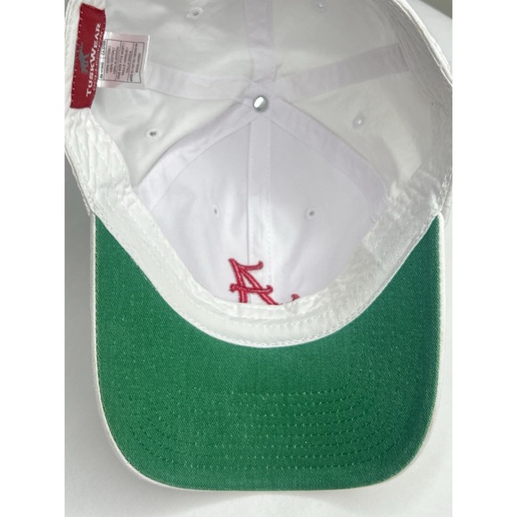 Alabama Crimson Tide Tusk Wear Hat Women's White With Red A - Picture 4 of 8